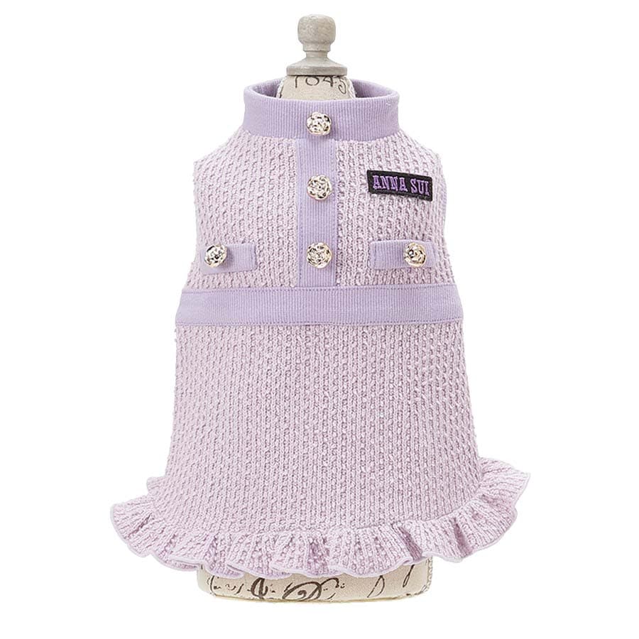 2025秋冬 ANNA SUI（アナ スイ）ツイード風ニットワンピース - 6