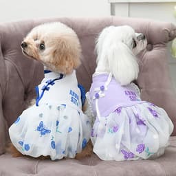 2026新商品 ANNA SUI（アナ スイ）バタフライチャイナバルーンワンピ - サムネイル1